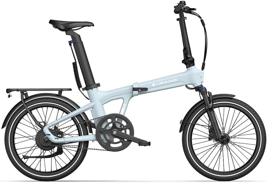 ADO Air 20 Ultra 2026 – Vélo Électrique Pliable 20'' Moteur Bafang 250W Courroie 100 km APP NFC Bleu – Vitesse max 25 km/h