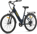 Eleglide T2 – Vélo Électrique Urbain 27.5'' Moteur 250W 45Nm 36V 13Ah 100 km Freins Hydrauliques StVZO Gris – Vitesse max 25 km/h