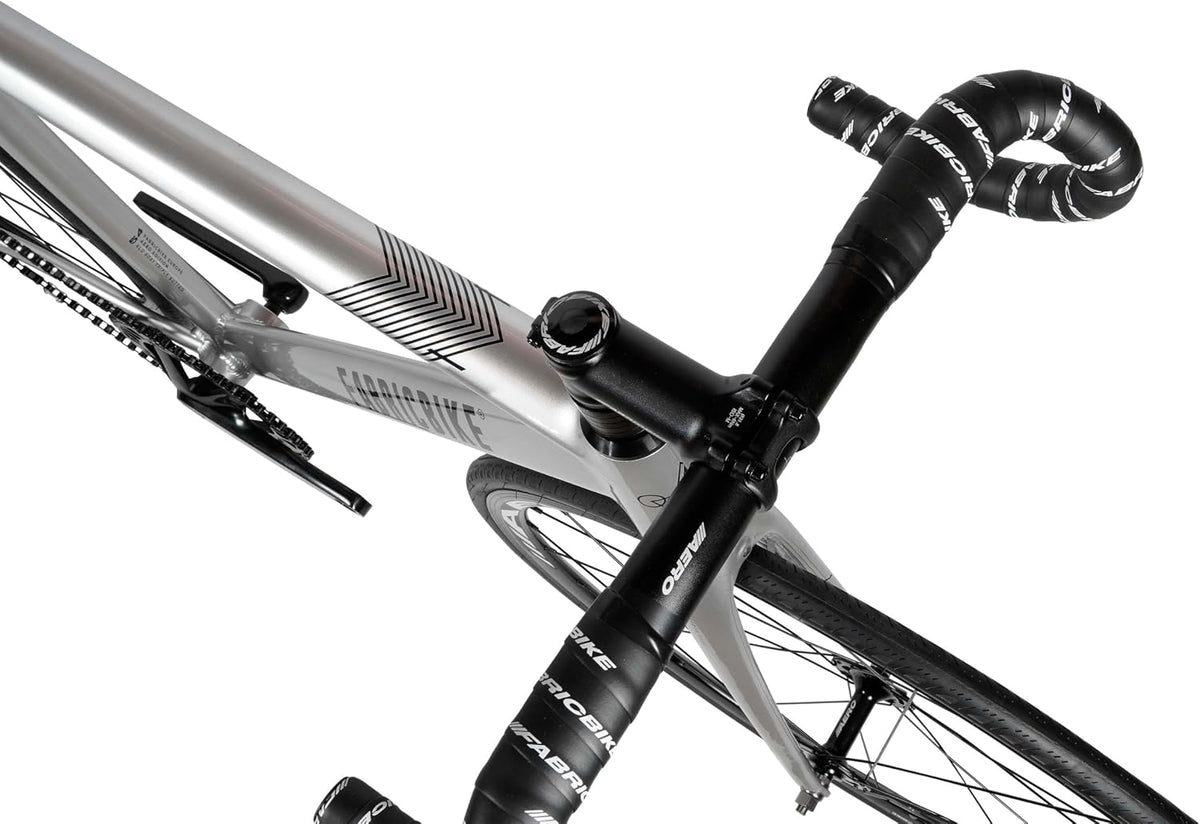 FabricBike Aero – Vélo Fixed Gear Fixie Cadre Aluminium Fourche Carbone 7.95 kg Roues 28''