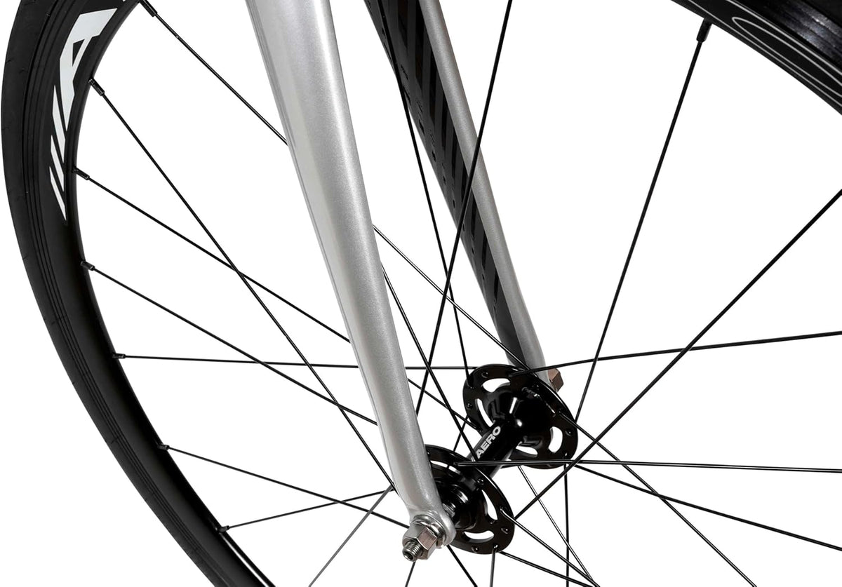 FabricBike Aero – Vélo Fixed Gear Fixie Cadre Aluminium Fourche Carbone 7.95 kg Roues 28''