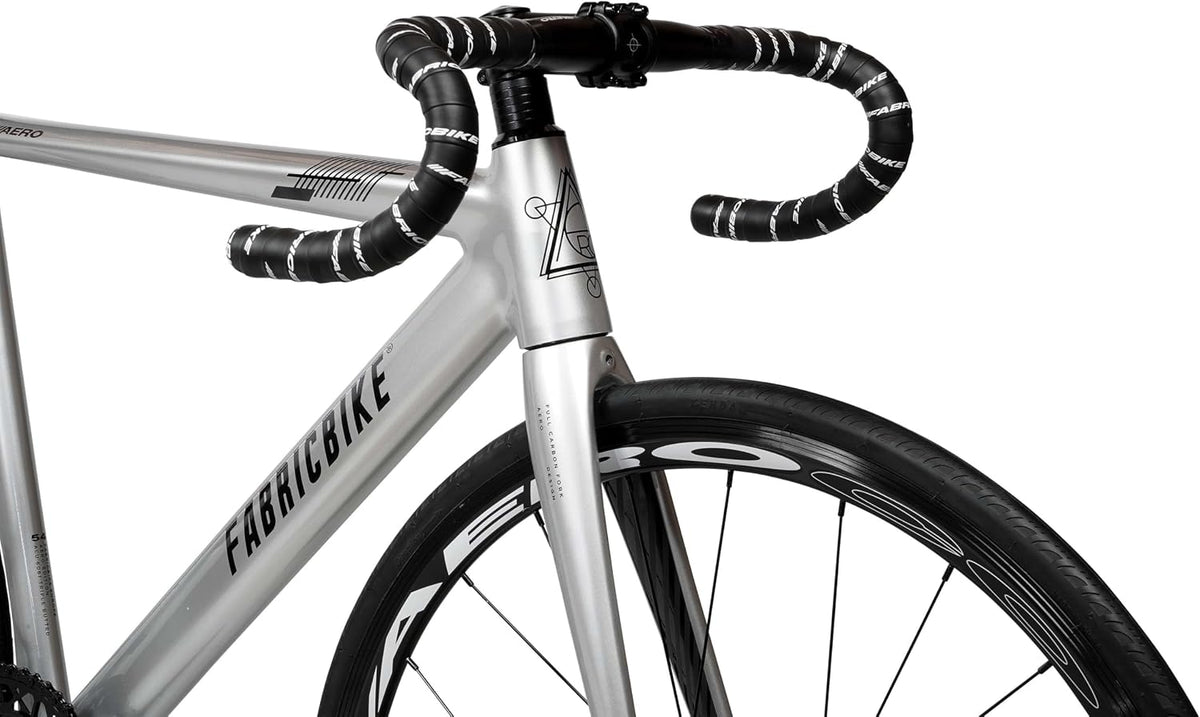FabricBike Aero – Vélo Fixed Gear Fixie Cadre Aluminium Fourche Carbone 7.95 kg Roues 28''