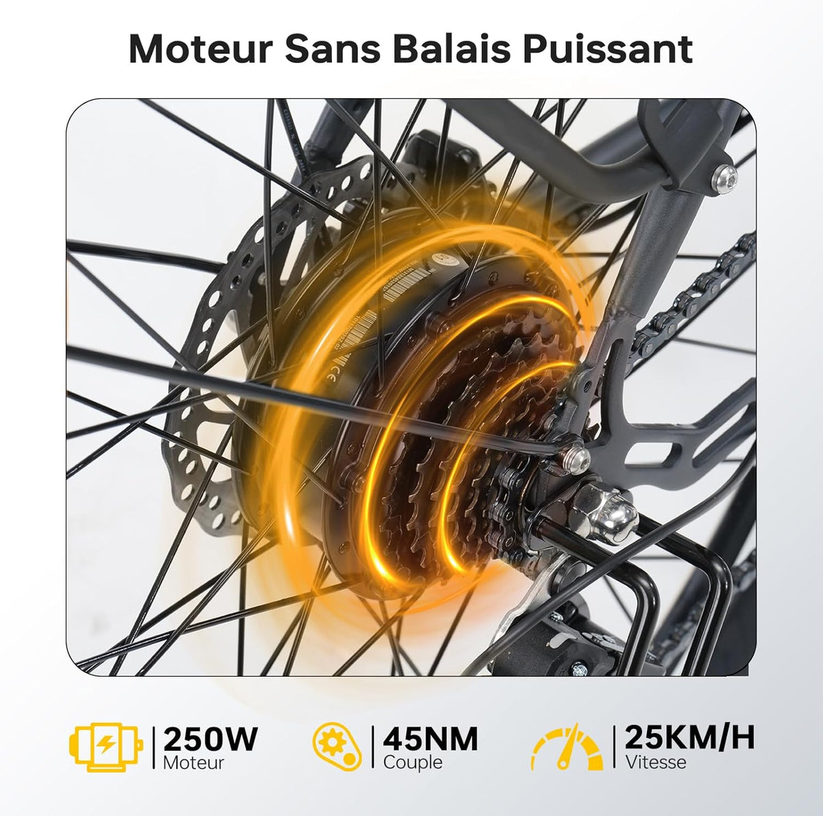 Eleglide T2 – Vélo Électrique Urbain 27.5'' Moteur 250W 45Nm 36V 13Ah 100 km Freins Hydrauliques StVZO Gris – Vitesse max 25 km/h