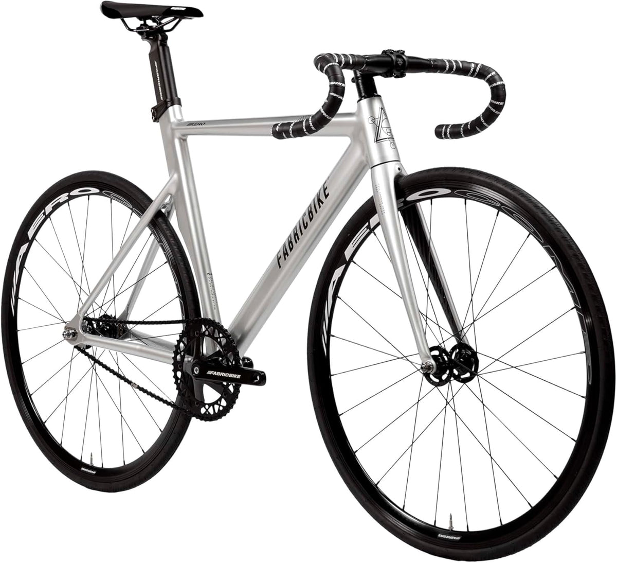 FabricBike Aero – Vélo Fixed Gear Fixie Cadre Aluminium Fourche Carbone 7.95 kg Roues 28''