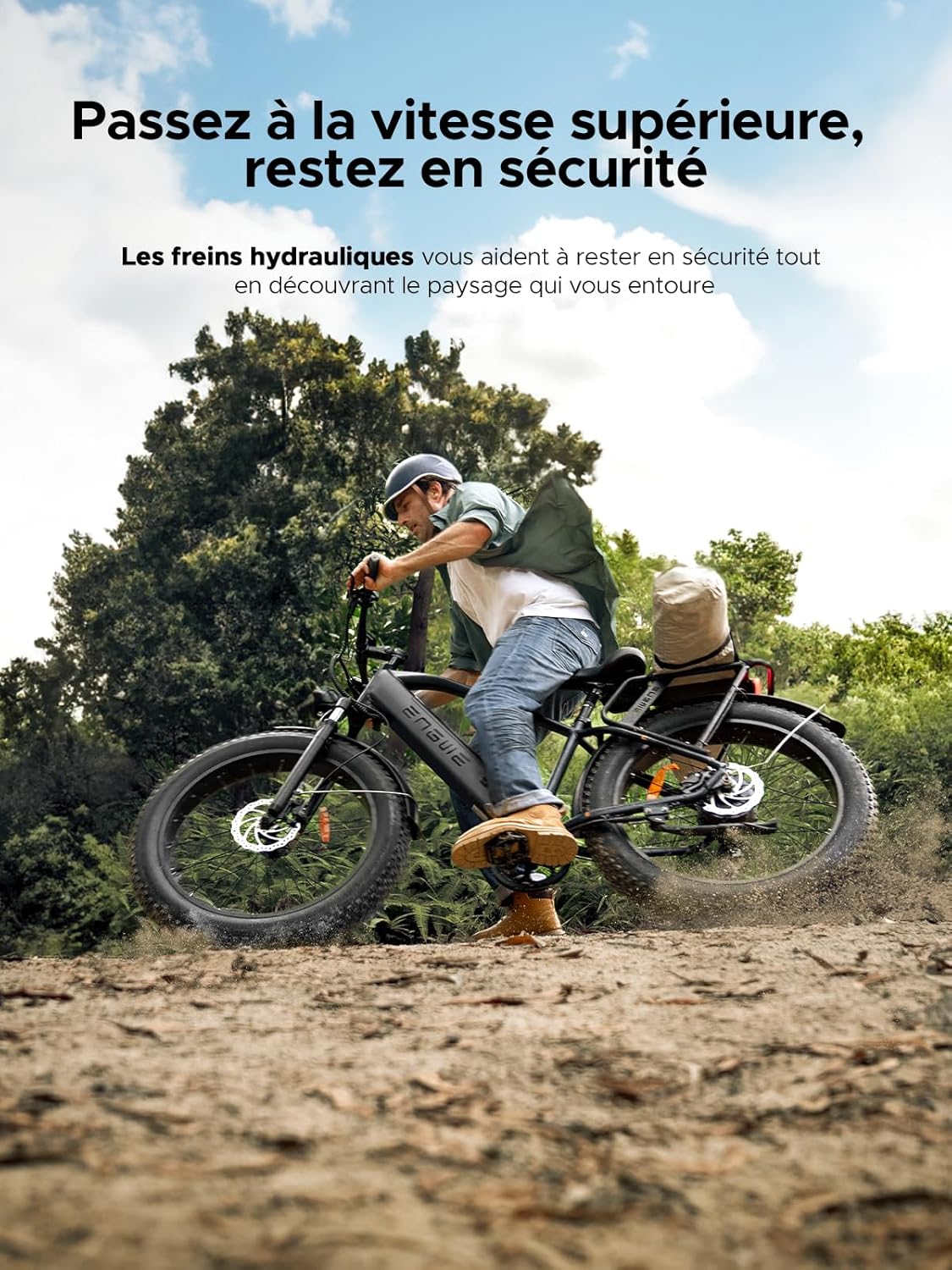 ENGWE E26 - Vélo Électrique Fat Bike 26" | 48V 16Ah | 140 km | 250W – Vitesse max 25 km/h