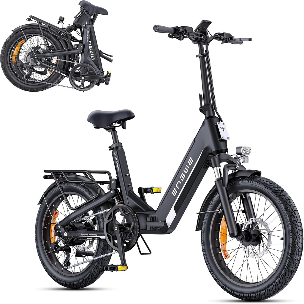 ENGWE L20 3.0 Boost - Vélo Électrique Pliable | 48V 13,5Ah | 135 km | Capteur de Couple 75 Nm – Vitesse max 25 km/h