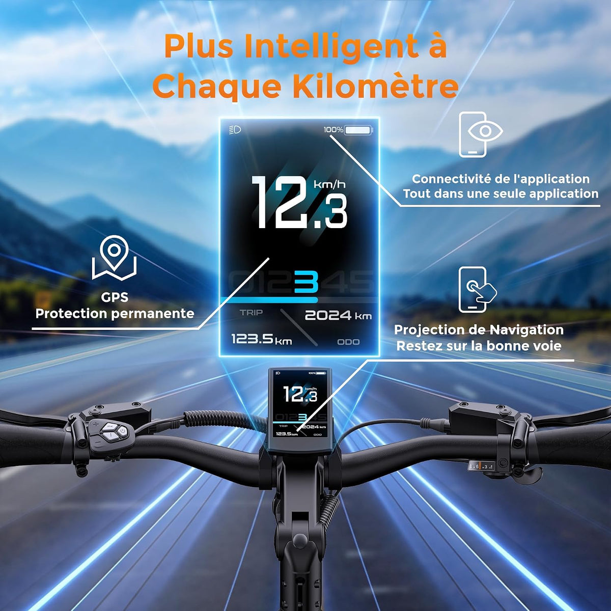 ENGWE E26 3.0 Pro - VTT Électrique Moteur Central 100 Nm | 150 km | Suspension 4 Bras | IOT – Vitesse max 25 km/h